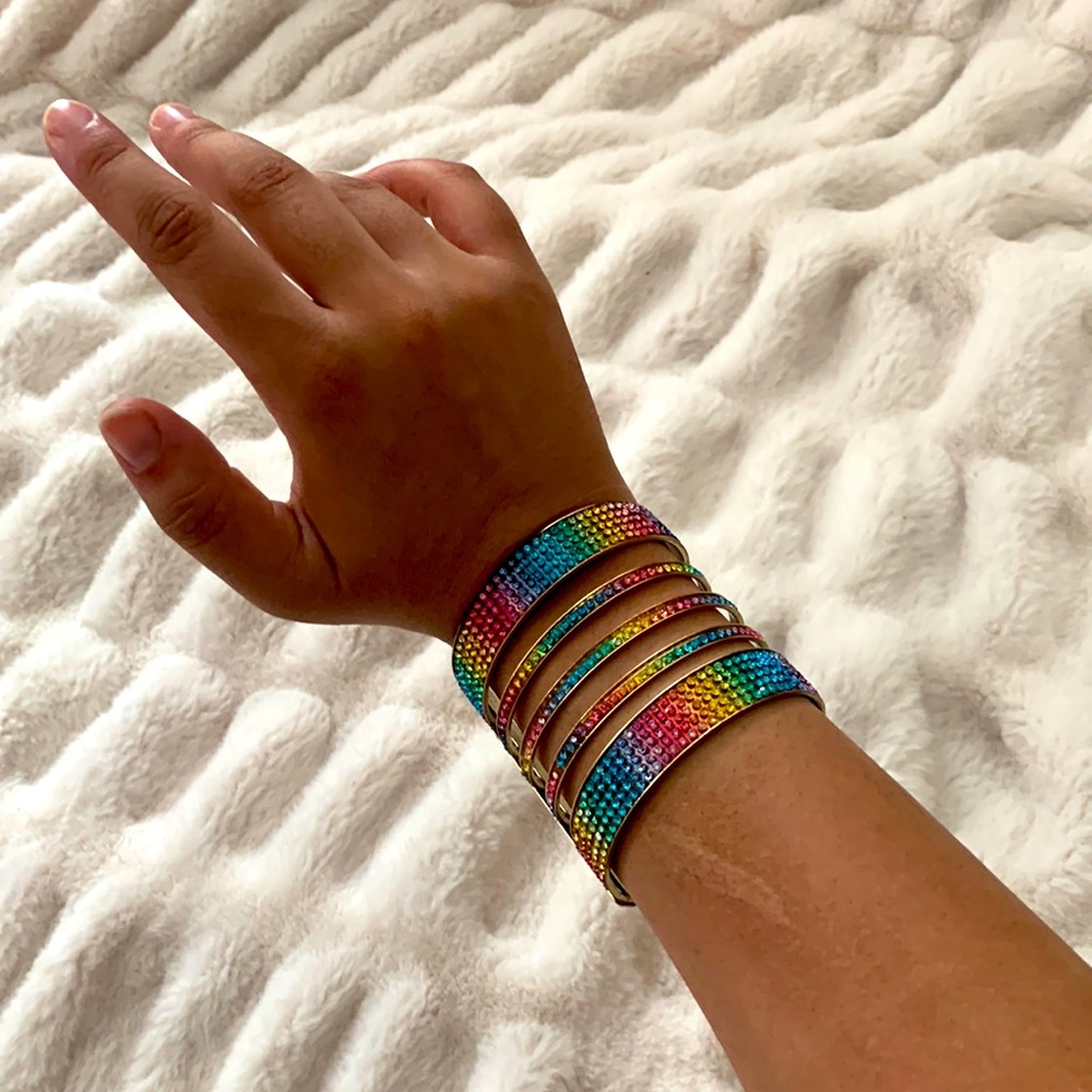 Rainbow Cuff Bracelet